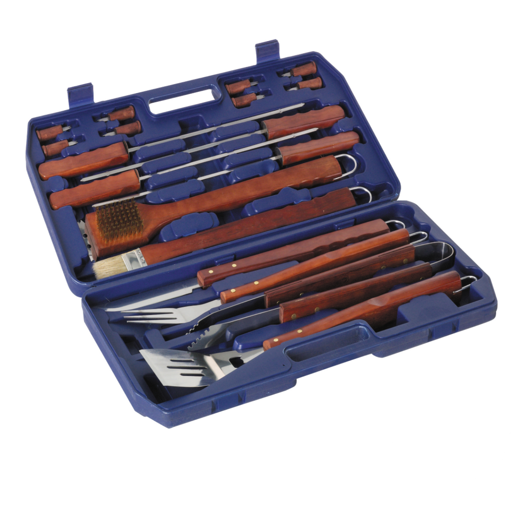 18PC BBQ TOOL KIT IN CASE