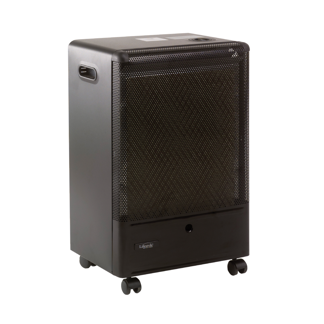 LIFESTYLE BLACK CAT CATALYTIC CABINET HEATER - Hose & Regulator Included!