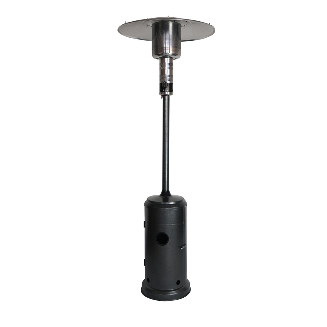 Capri Black Patio Heater 12.5KW with Wheels