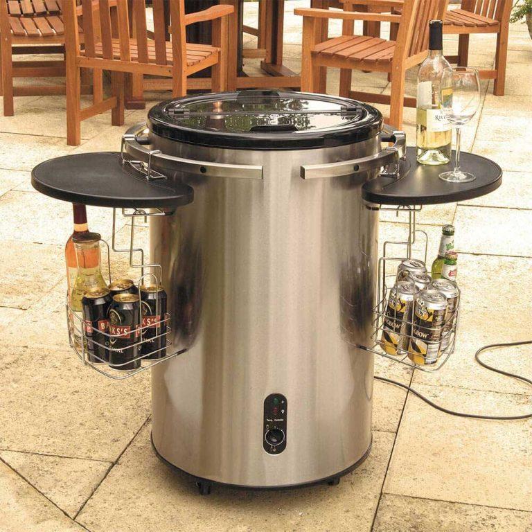 Electric Party Cooler 50L with Basket Shelves